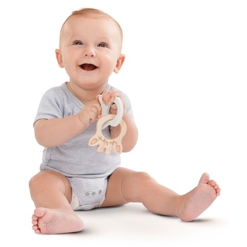 Sophie la girafe Greifling aus Naturkautschuk/ Kautschukbaumholz - Silhuette