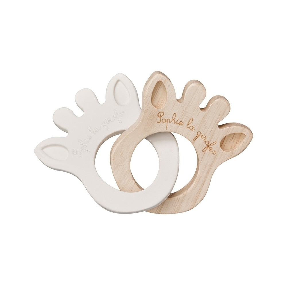 Sophie la girafe Greifling aus Naturkautschuk/ Kautschukbaumholz - Silhuette