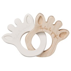 Sophie la girafe Greifling aus Naturkautschuk/ Kautschukbaumholz - Silhuette