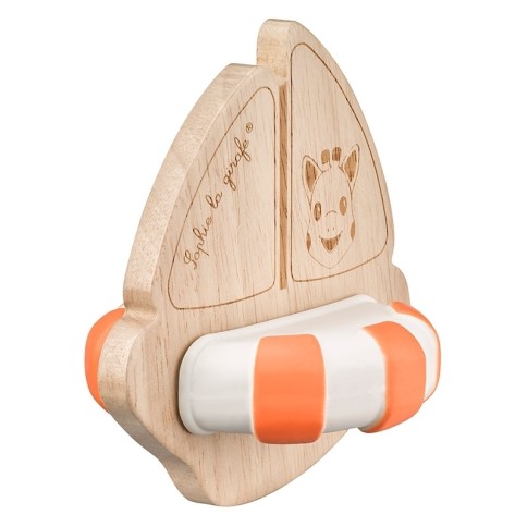 Sophie la girafe Greifling Boot aus Naturkautschuk und Kautschukbaumholz