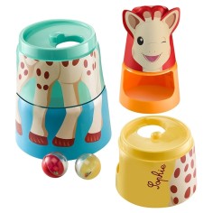 Sophie la girafe Riesen-Stapelpyramide Kugelbahn