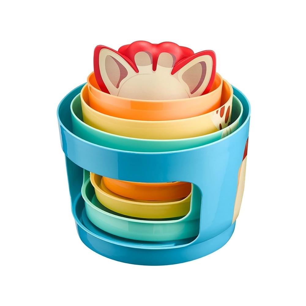 Sophie la girafe Riesen-Stapelpyramide Kugelbahn