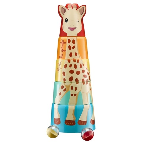 Sophie la girafe Riesen-Stapelpyramide Kugelbahn