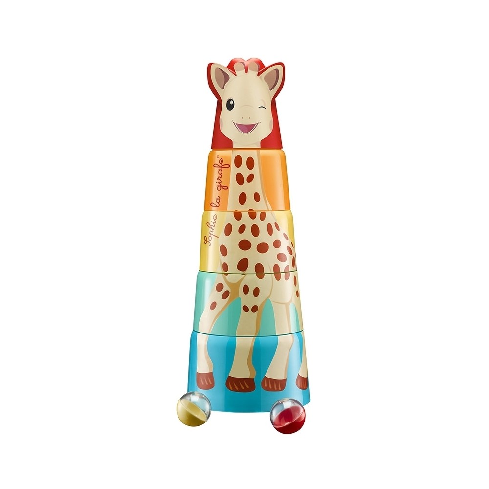 Sophie la girafe Riesen-Stapelpyramide Kugelbahn