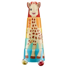 Sophie la girafe Riesen-Stapelpyramide Kugelbahn