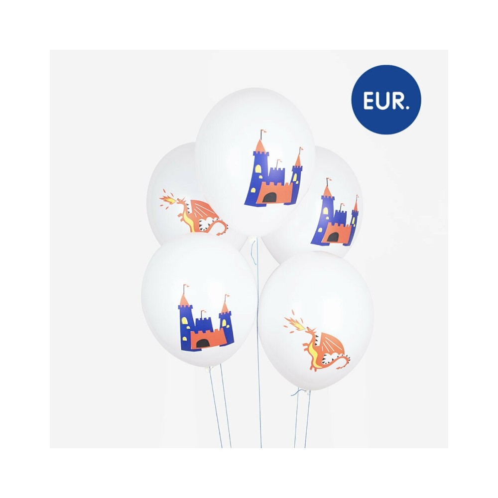 My Little Day Luftballone aus Latex, 5 Stk. - Ritter