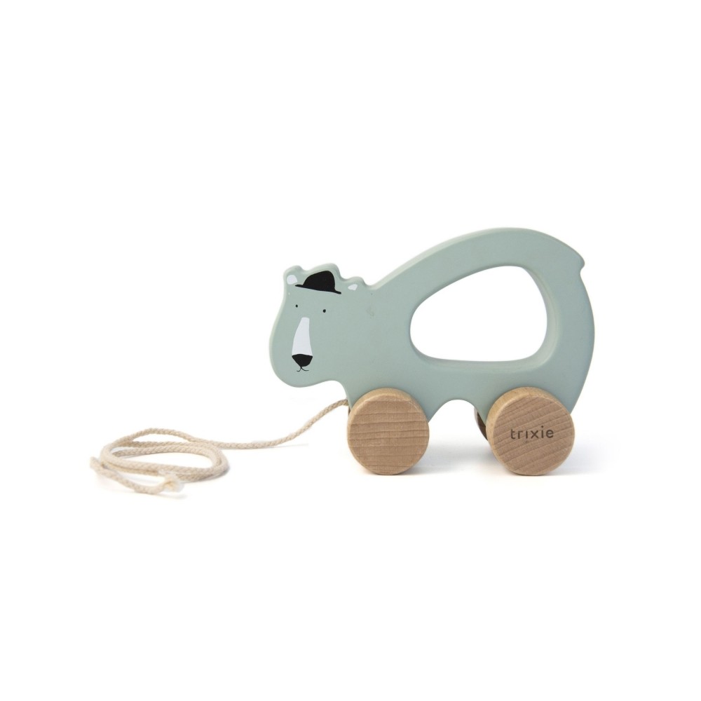Trixie Baby Holz Nachziehtier, Mr. Polar Bear