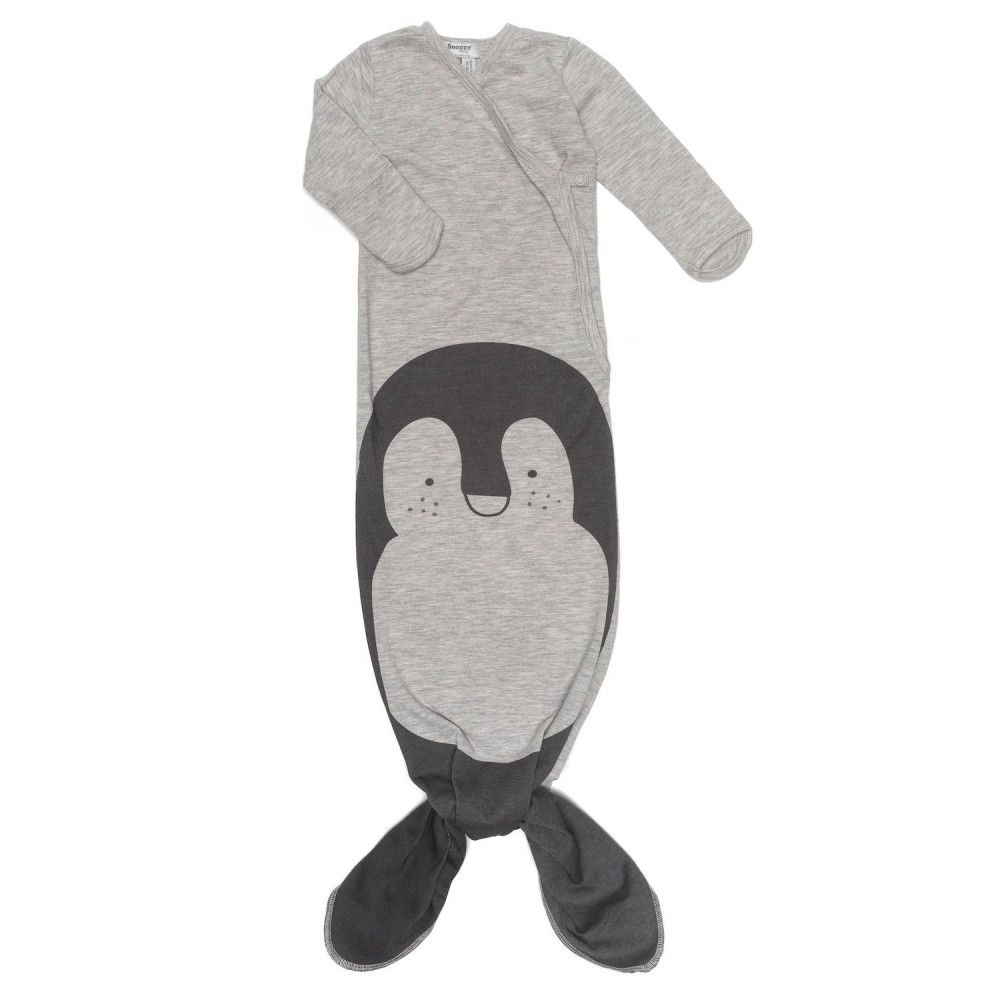 Snoozebaby Schlafbody Cocon, 0-3 Mon., TOG 1.0 - Melange Pinguin