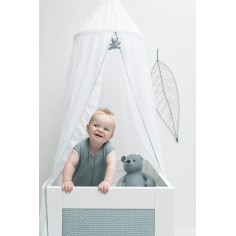 Babys Only Betthimmel Baldachin, weiss/ klassisch rosa