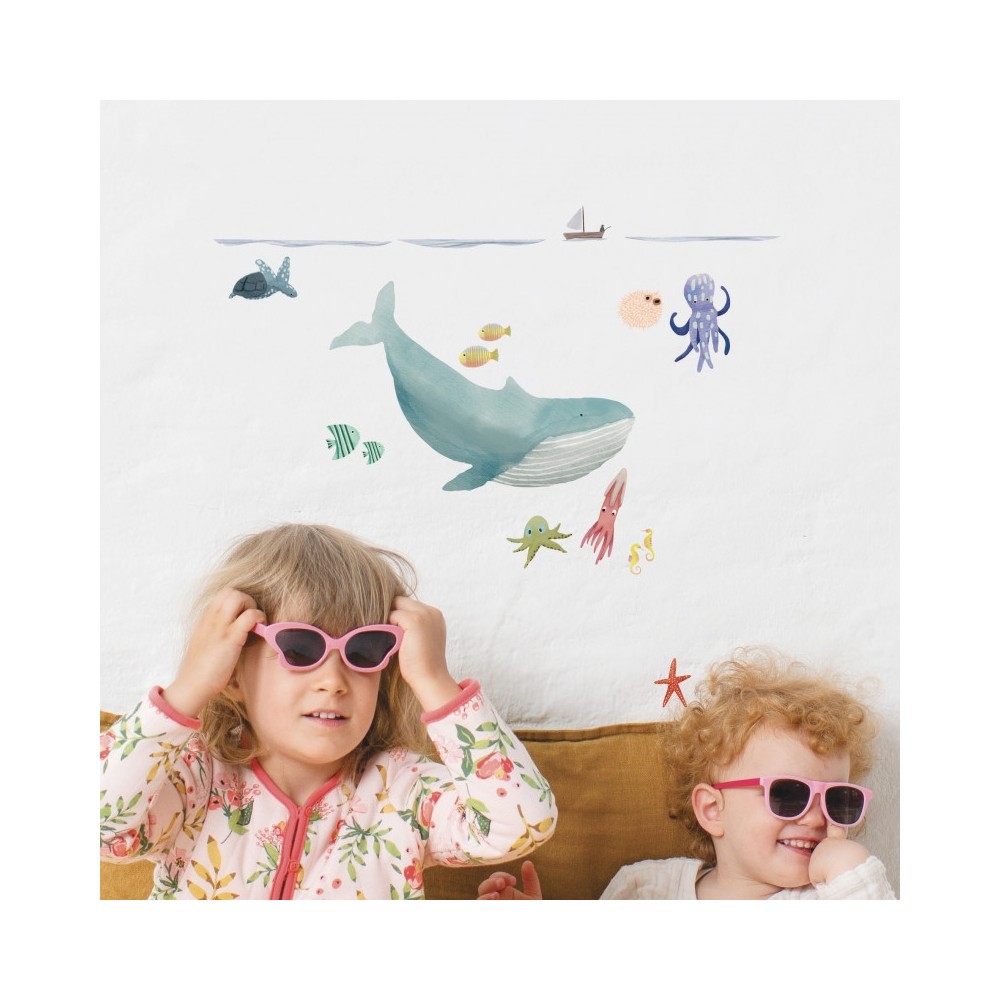 MIMIlou Wandsticker Just a Touch, Ozean