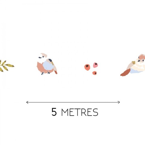 MIMIlou Wandsticker Bordüre 5 m, Sommer