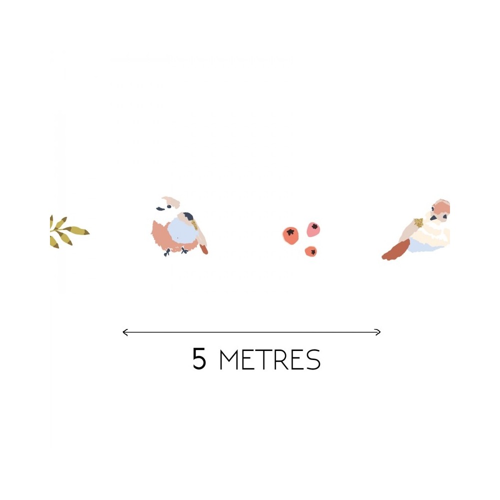 MIMIlou Wandsticker Bordüre 5 m, Sommer