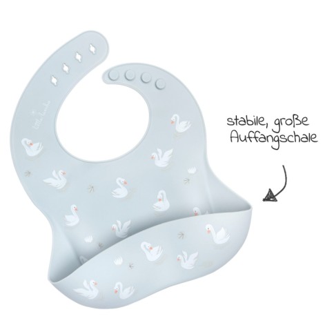 Little Lambo Silikon Esslätzchen, rose