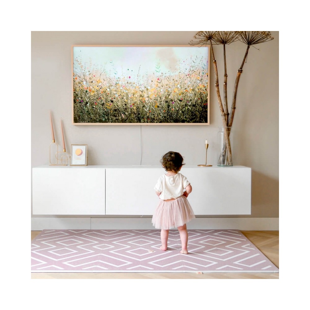 Spielmatte Modern Blocks altrosa