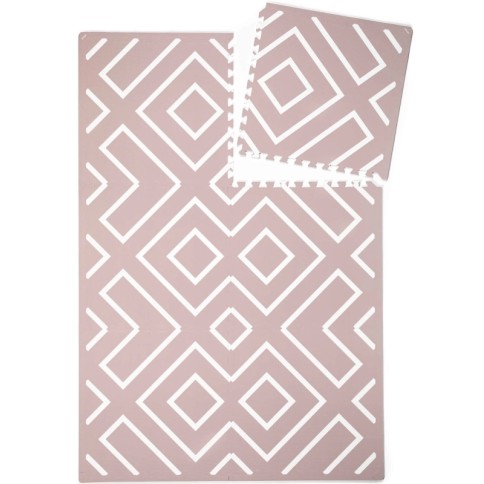 Spielmatte Modern Blocks altrosa