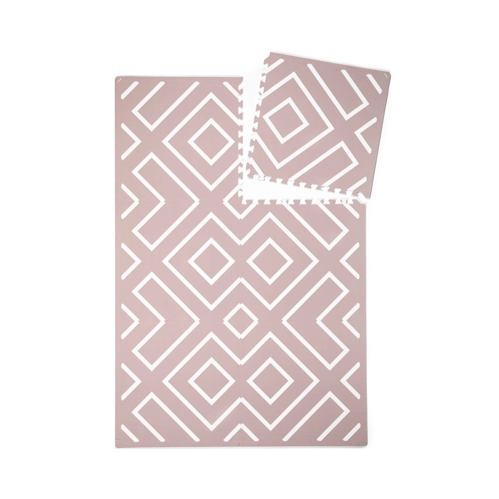 Spielmatte Modern Blocks altrosa