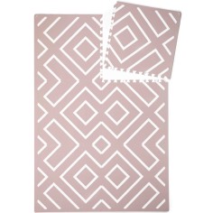 Spielmatte Modern Blocks altrosa