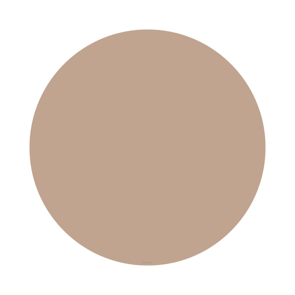 Bodenmatte Schutzmatte, rund 110cm, Mokka