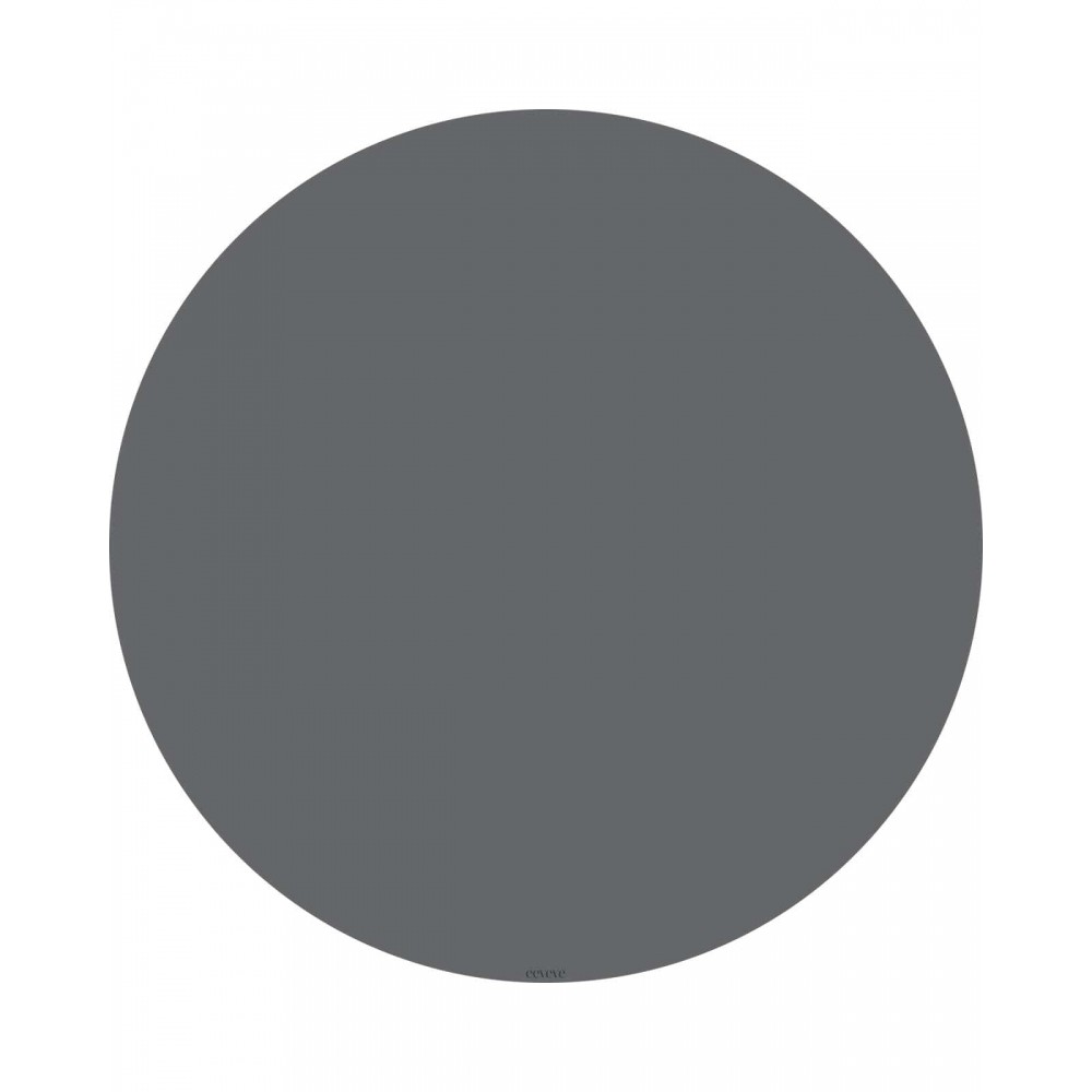 Bodenmatte Schutzmatte, rund 110cm, Granit Grau