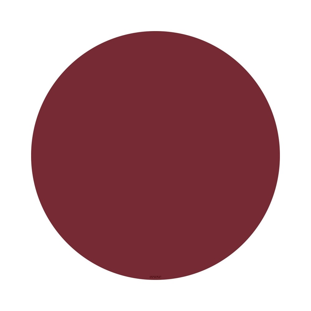 Bodenmatte Schutzmatte, rund 110cm, Marsala