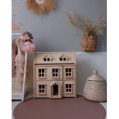 Bodenmatte Schutzmatte, rund 110cm, Powder Blush