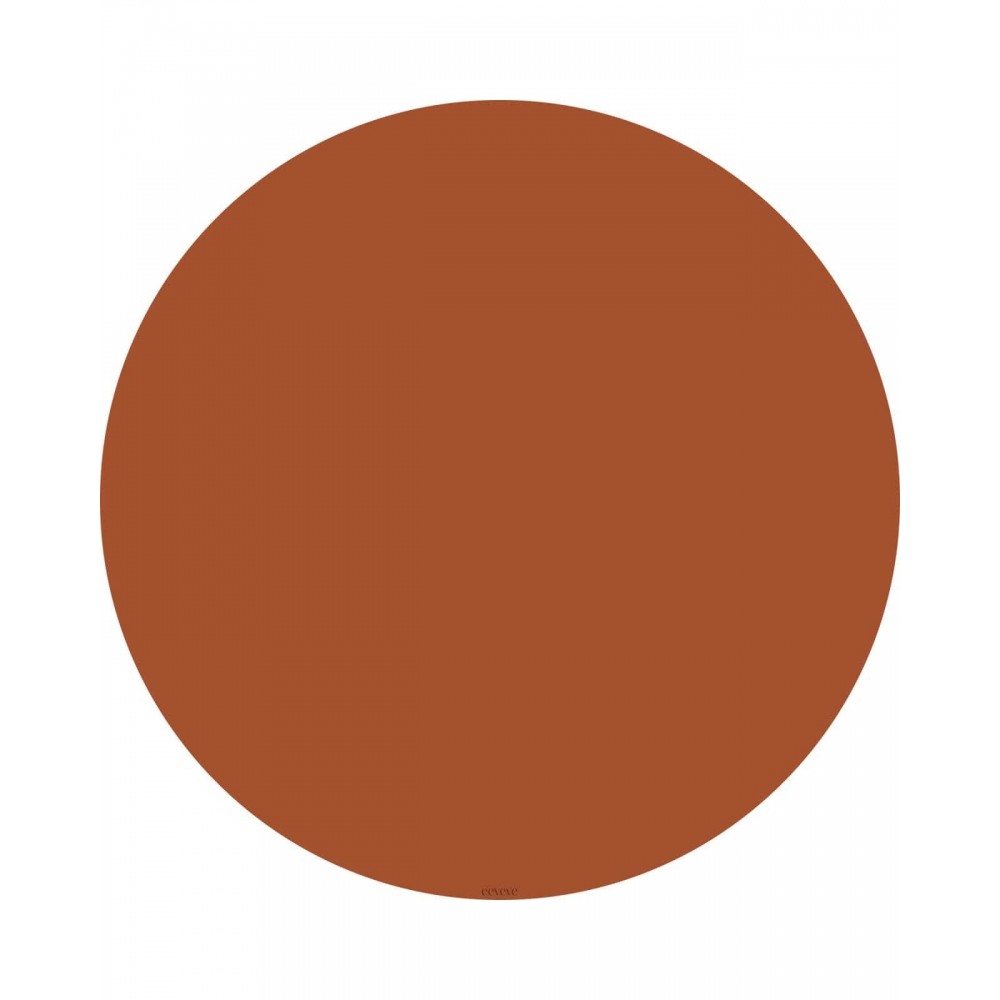 Bodenmatte Schutzmatte, rund 110cm, Rost