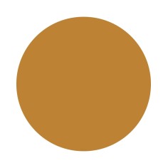 Bodenmatte Schutzmatte, rund 110cm, Mustard