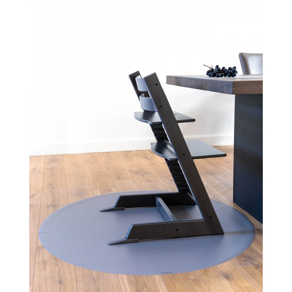 Bodenmatte Schutzmatte, rund 110cm, Taupe