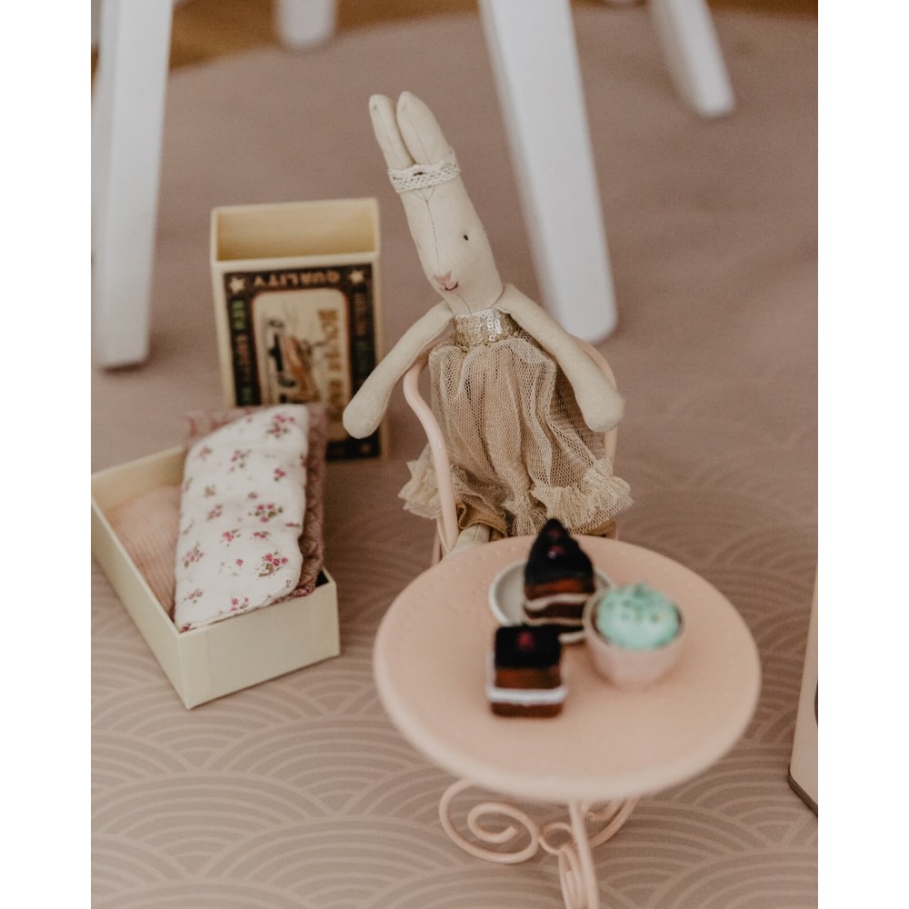 Bodenmatte Schutzmatte, rund 110cm, Regenbogen Mokka