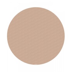 Bodenmatte Schutzmatte, rund 110cm, Regenbogen Mokka