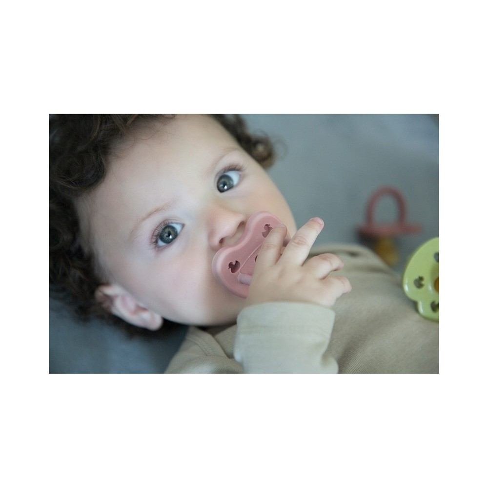 Naturkautschuk Schnuller Baby Blush, kiefergerecht