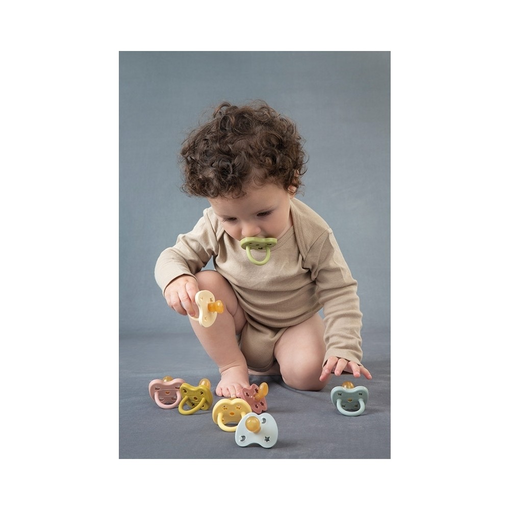 Naturkautschuk Schnuller, Hunter Green, kiefergerecht