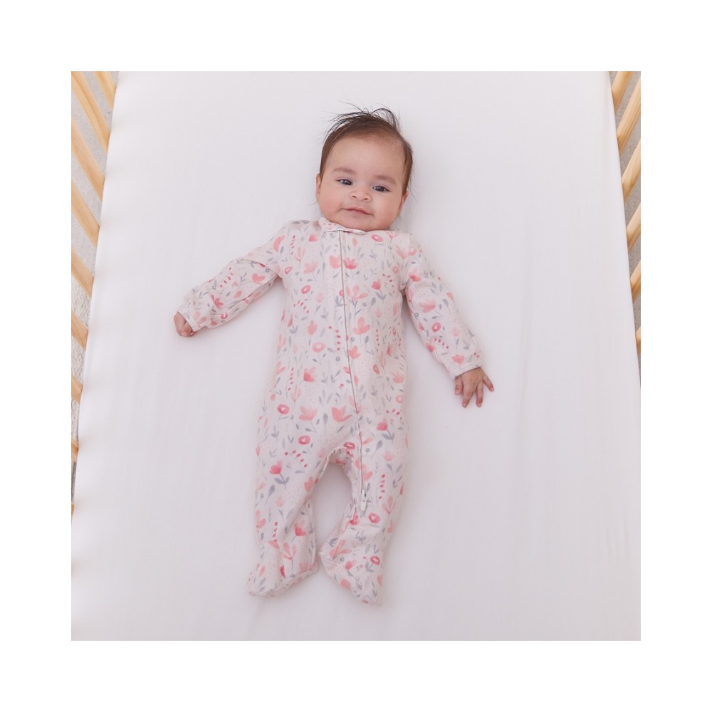 Babypyjama mit Füsschen, perennial (Gr. 68)