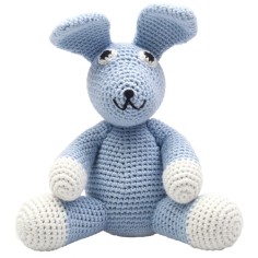 Häkel-Teddybär, Hellblaues Kaninchen