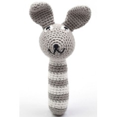 natureZoo Barre de bruissement au crochet, gris lapin