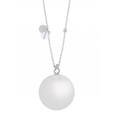 Collier de grossesse Bola-Kugel Fine Collection, cristal argenté