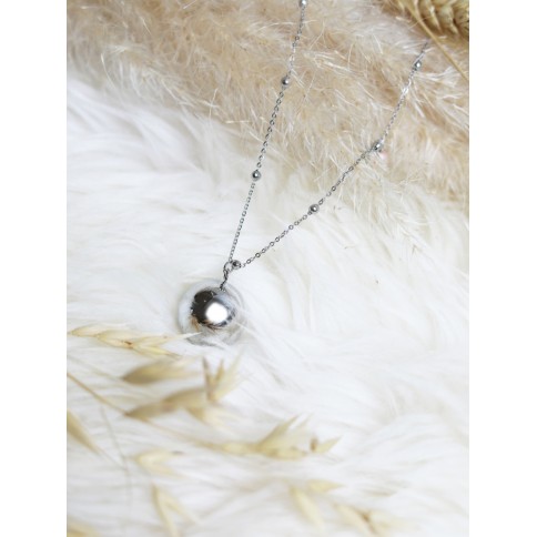 Collier bola de grossesse Fine Collection, quartz rose-rosé