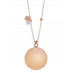 Bola-Kugel Fine Collection Schwangerschaftskette, Rosé-Rosé Quartz