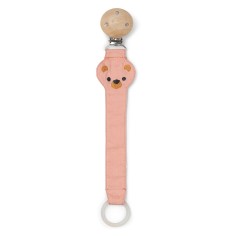 Franck & Fischer Schnullerkette Teddy Rosé