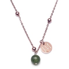 MAM Collection Halskette - Rosé mit Achat