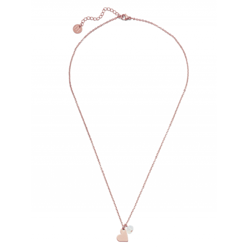 Steel Collection Halskette - Herz Rosé