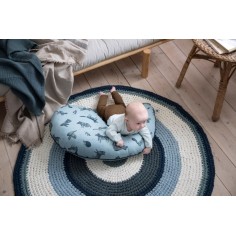 Häkelteppich Hazy Blue