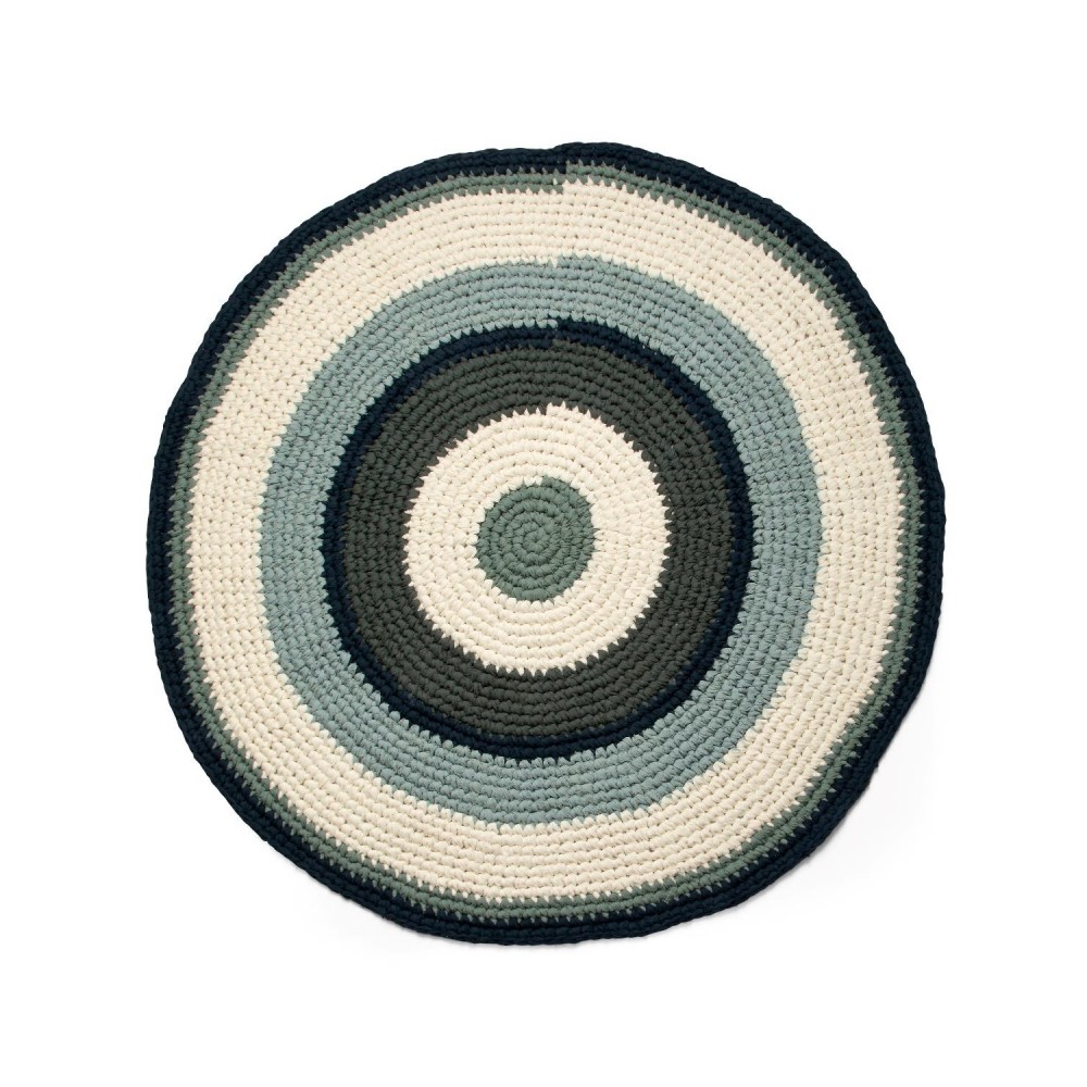 Häkelteppich Hazy Blue