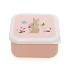 Petit Monkey Set 3 Snack-Dosen, Stone Blue