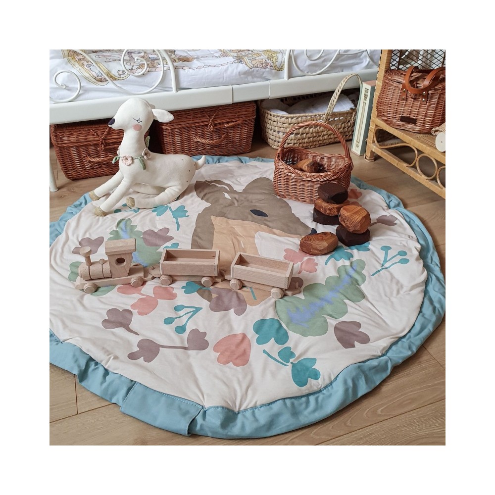 Play&Go Spielzeugtasche & Krabbeldecke 3-in-1, Hirsch