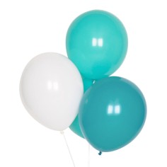 My Little Day Ballons en latex, 10 pcs. - Aqua