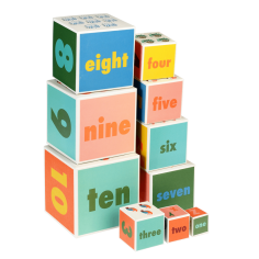 Rex London 10 Stapelblöcke, Wild Wonders