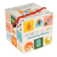 Rex London 10 Stapelblöcke, Wild Wonders