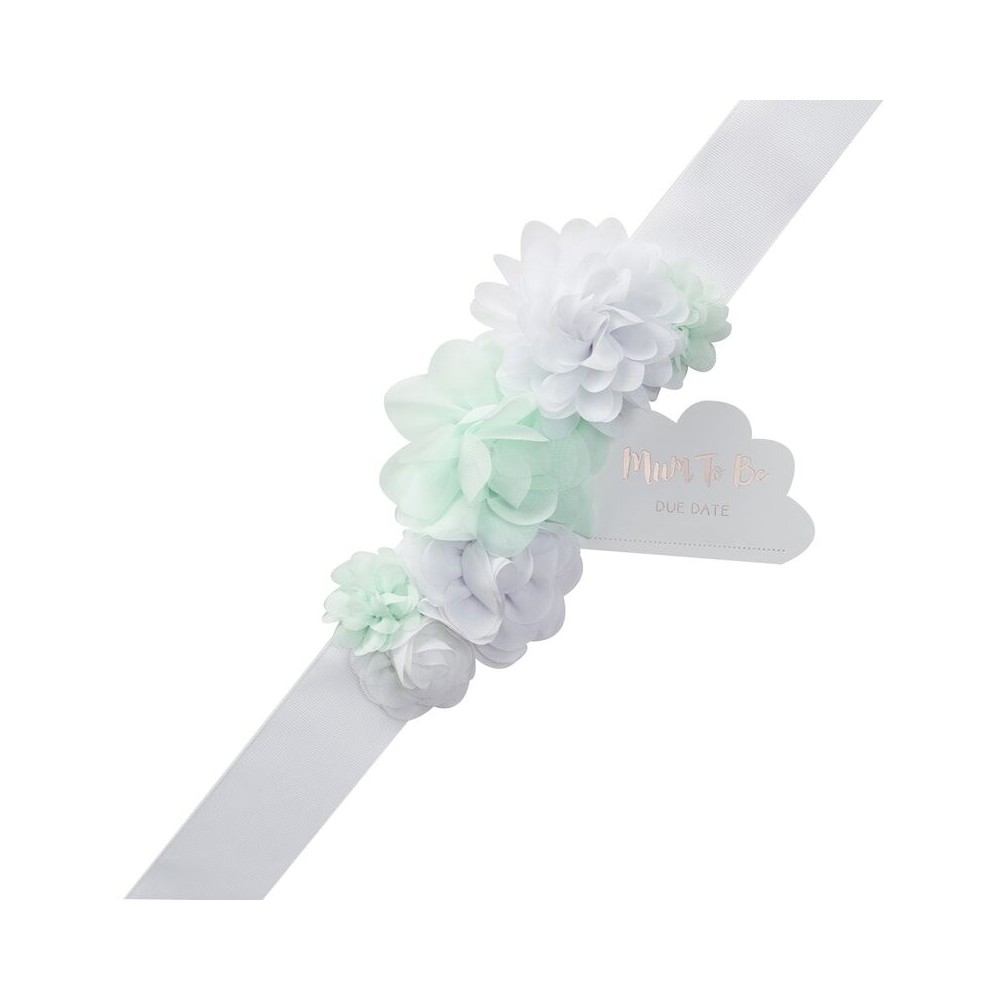 Hello World Baby Shower Bump Mummy To Be Sash