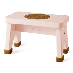 Hevea Kinderhocker aus Kautschukbaumholz - Champagne Pink